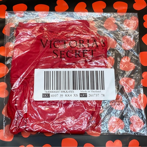 VS VERY SEXY Micro Lace-Up Cheeky Panty Red Sexy Absolutely Gorgeous! NWT - Picture 13 of 14